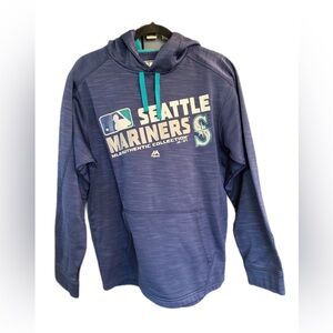 Majestic Blue Seattle Mariners Hoodie
